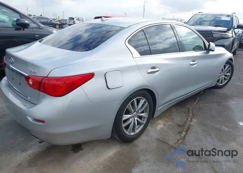 2014 Infiniti Q50 Premium/Sport from USA, damaged, VIN JN1BV7APXEM673590